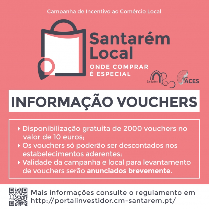 &ldquo;Santar&eacute;m Local, onde Comprar &eacute; Especial&rdquo; - Informa&ccedil;&atilde;o Vouchers