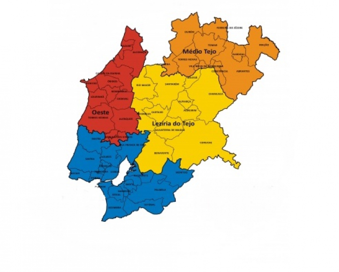 Governo estuda a cria&ccedil;&atilde;o de uma nova NUT II juntando as regi&otilde;es do Vale do Tejo e Oeste